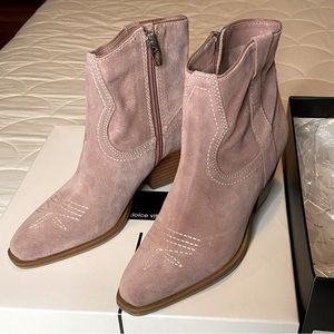 Dolce Vita Silma Boot Rose Suede BNWT